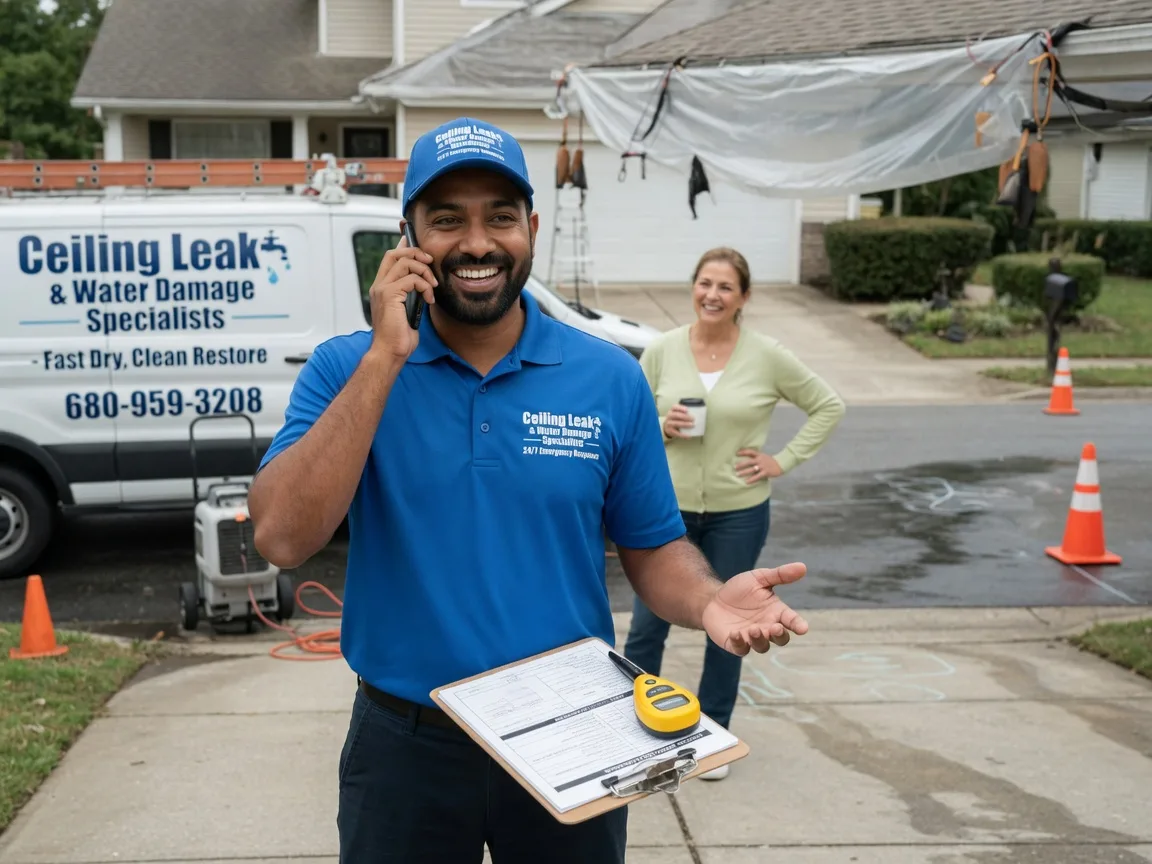 Ceiling Leak Cleanup Buena, WA FAQs